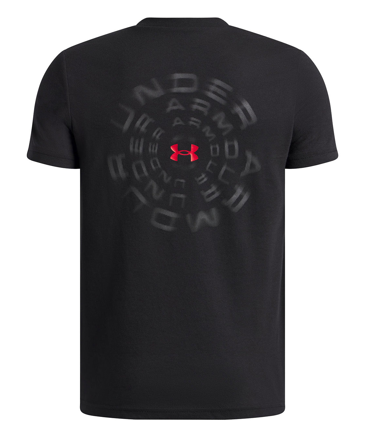 Polera Niño UA B WM BLUR SS Negro