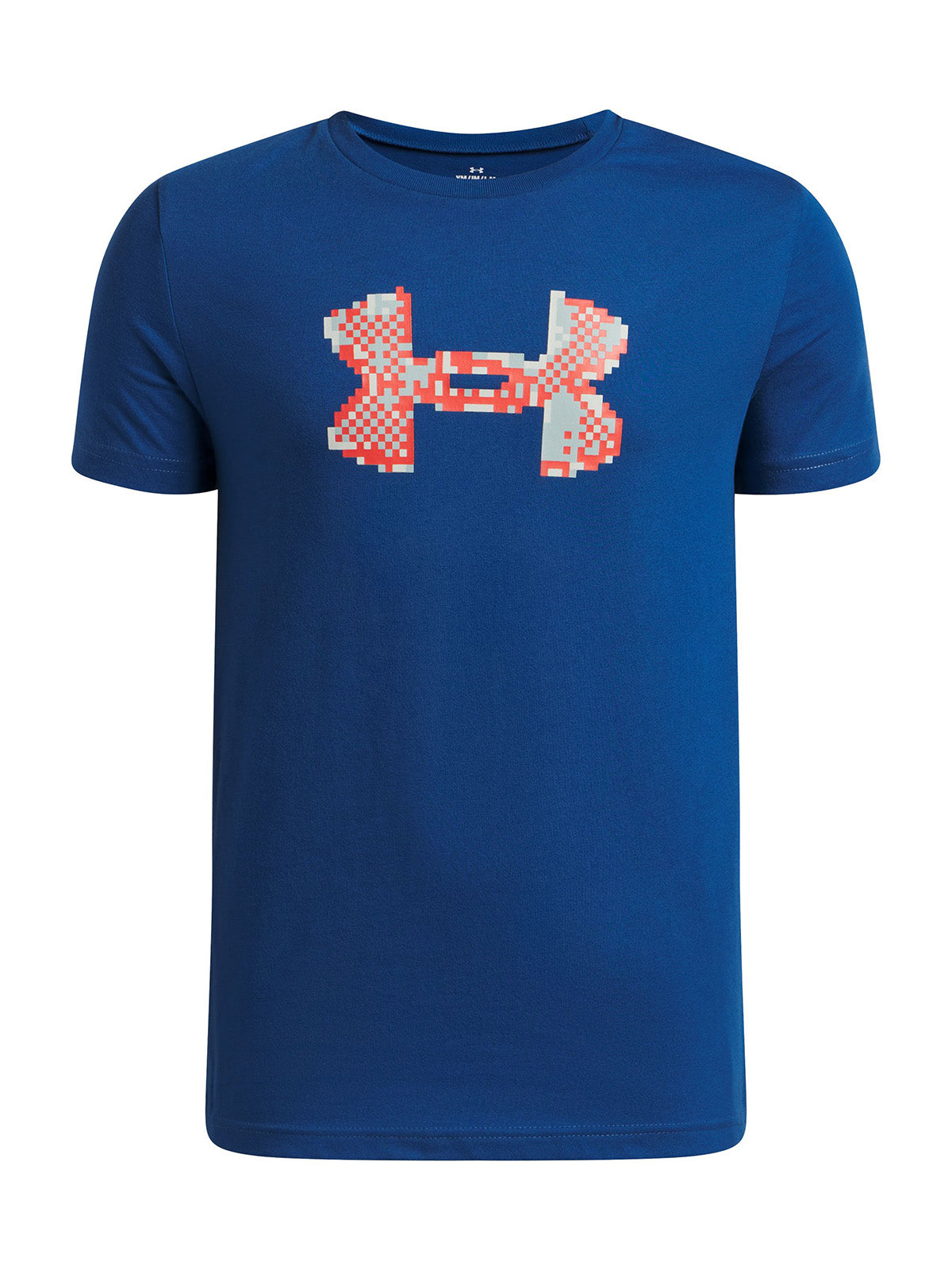 Polera Niño UA B PIXEL LOGO Azul