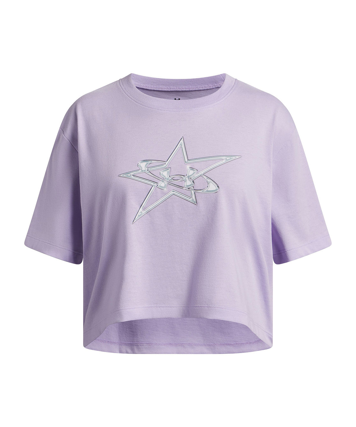 Polera Niña UA G LOGO STAR SS Morado