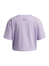 Polera Niña UA G LOGO STAR SS Morado