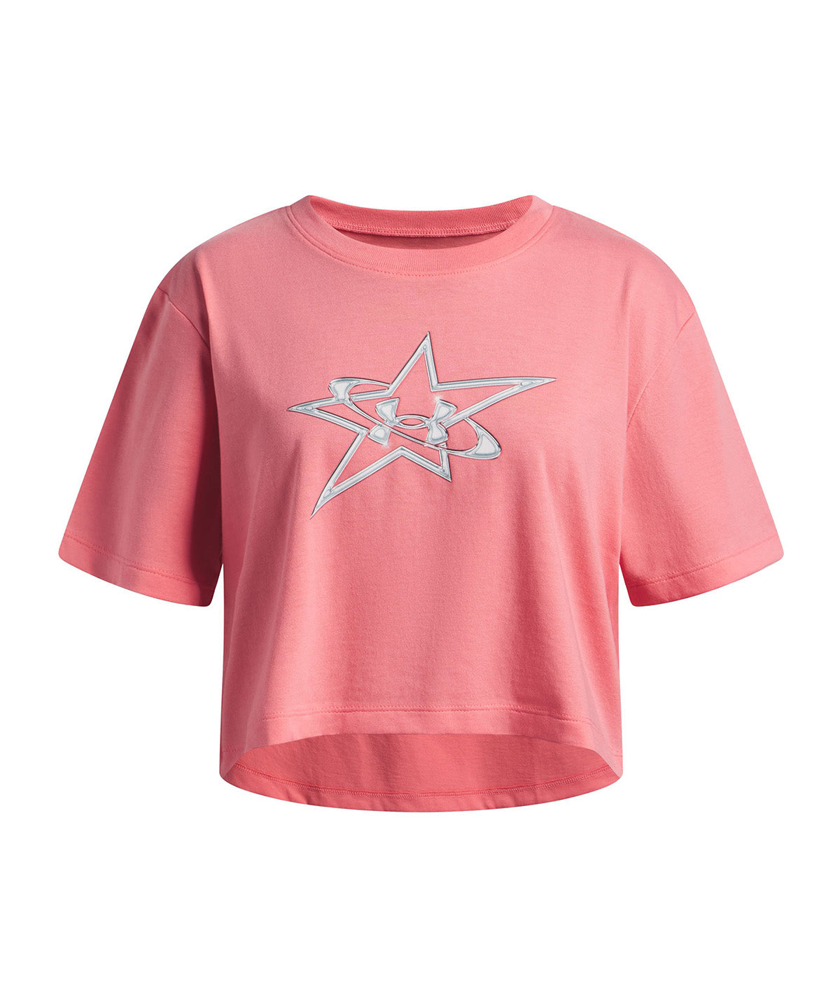 Polera Niña UA G LOGO STAR SS Rosado