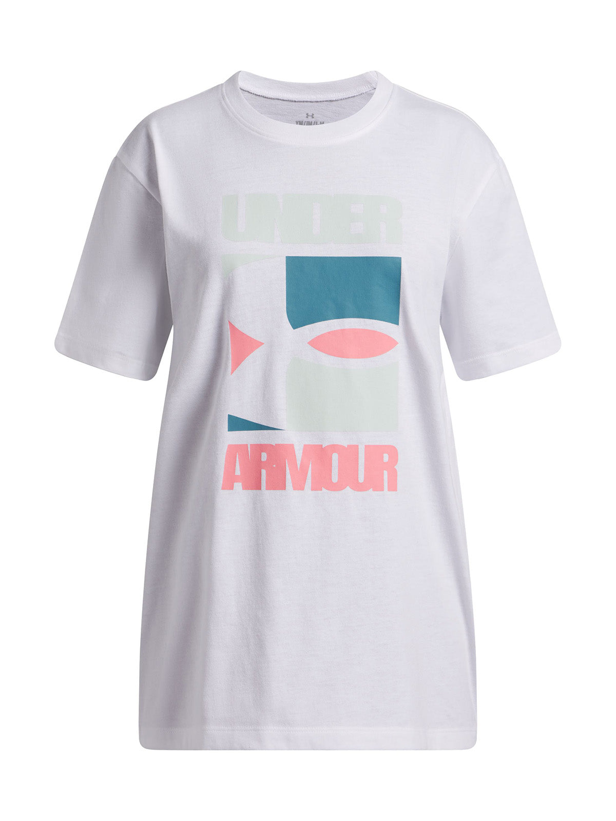 Polera Niña G BLOCK LOGO OS SS Blanco