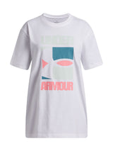 Polera Niña G BLOCK LOGO OS SS Blanco