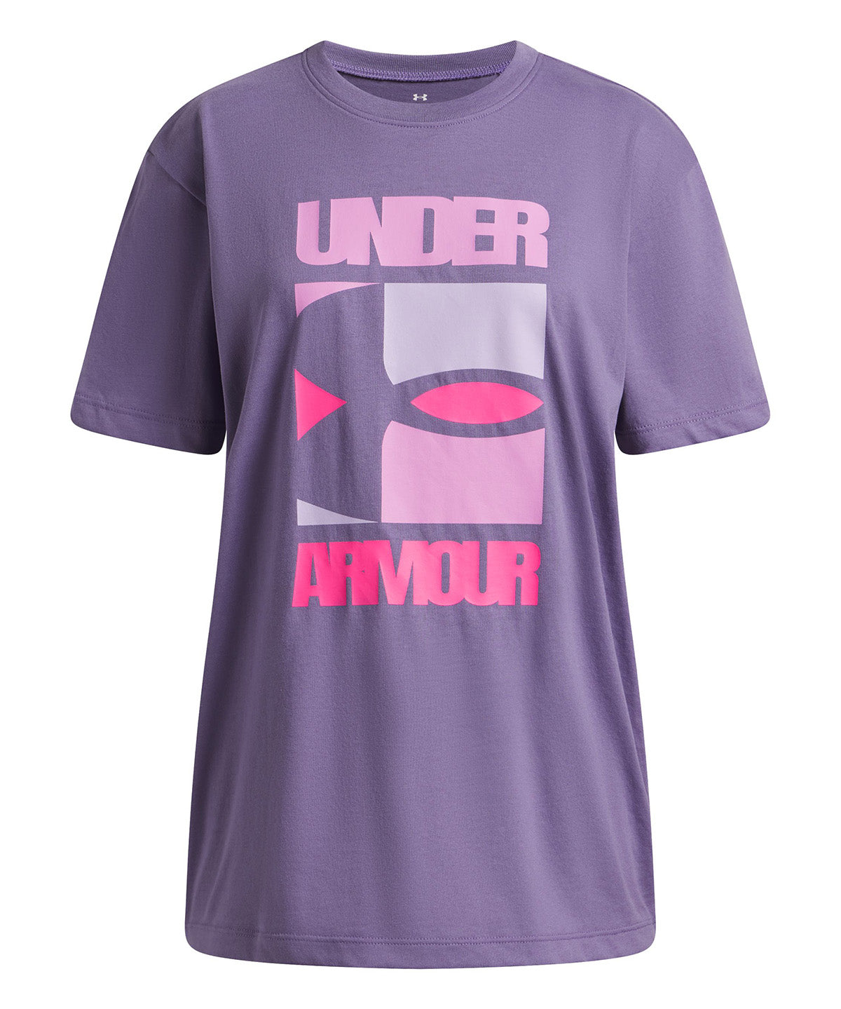 Polera Niña G BLOCK LOGO OS SS Morado