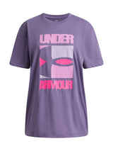 Polera Niña G BLOCK LOGO OS SS Morado