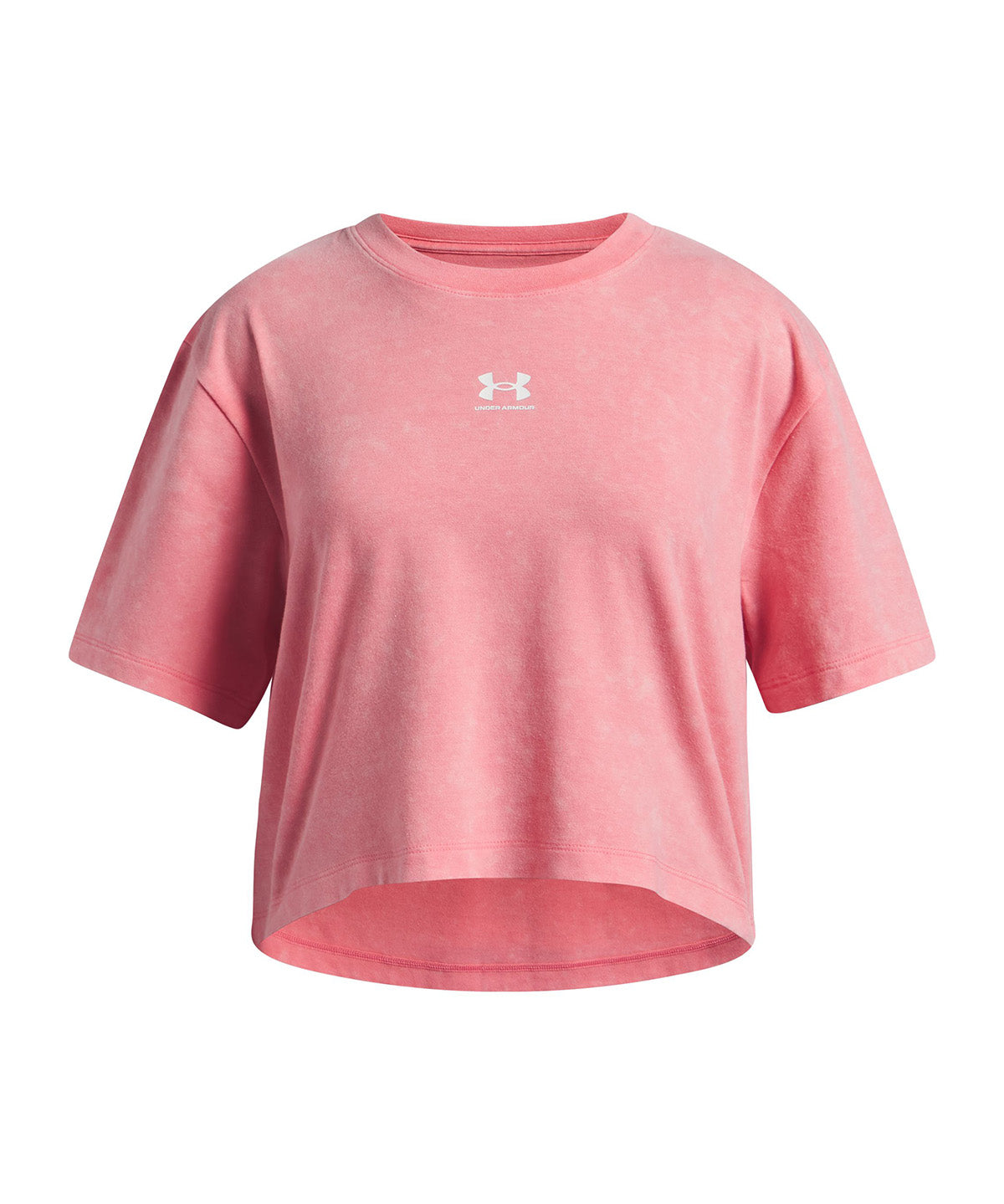Polera Niña UA RIVAL WASH SS Rosado