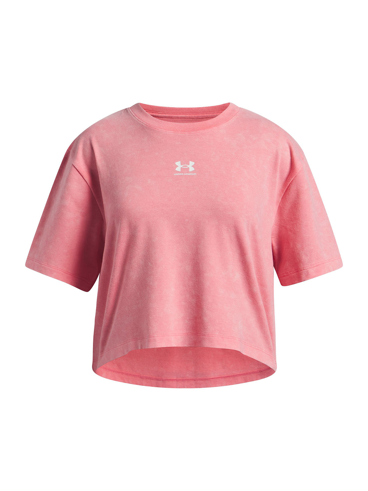 Polera Niña UA RIVAL WASH SS Rosado