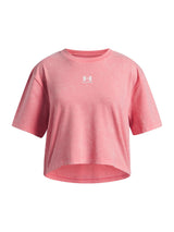 Polera Niña UA RIVAL WASH SS Rosado