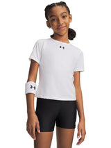 Polera Niña G HEATGEAR SS Blanco