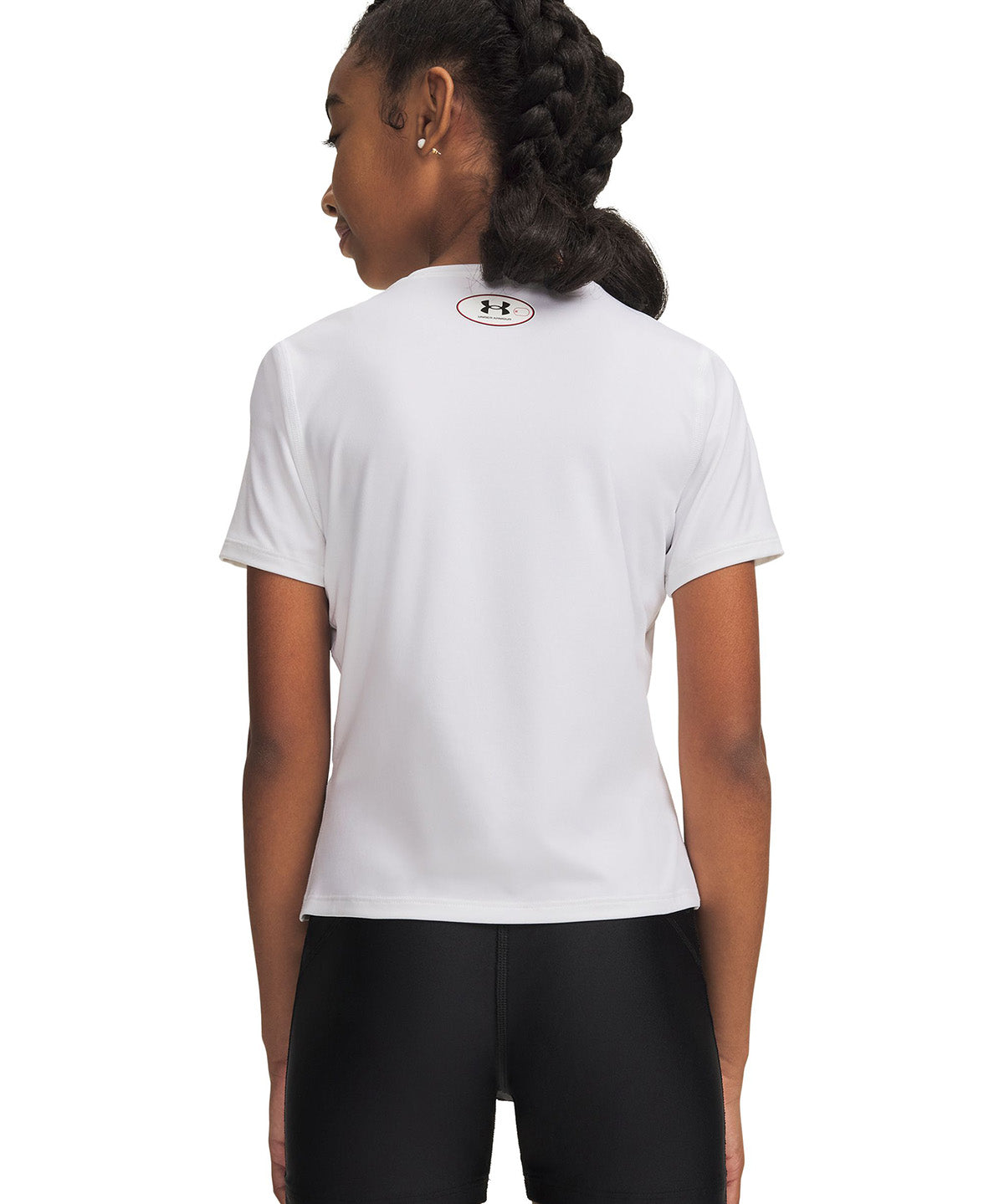 Polera Niña G HEATGEAR SS Blanco