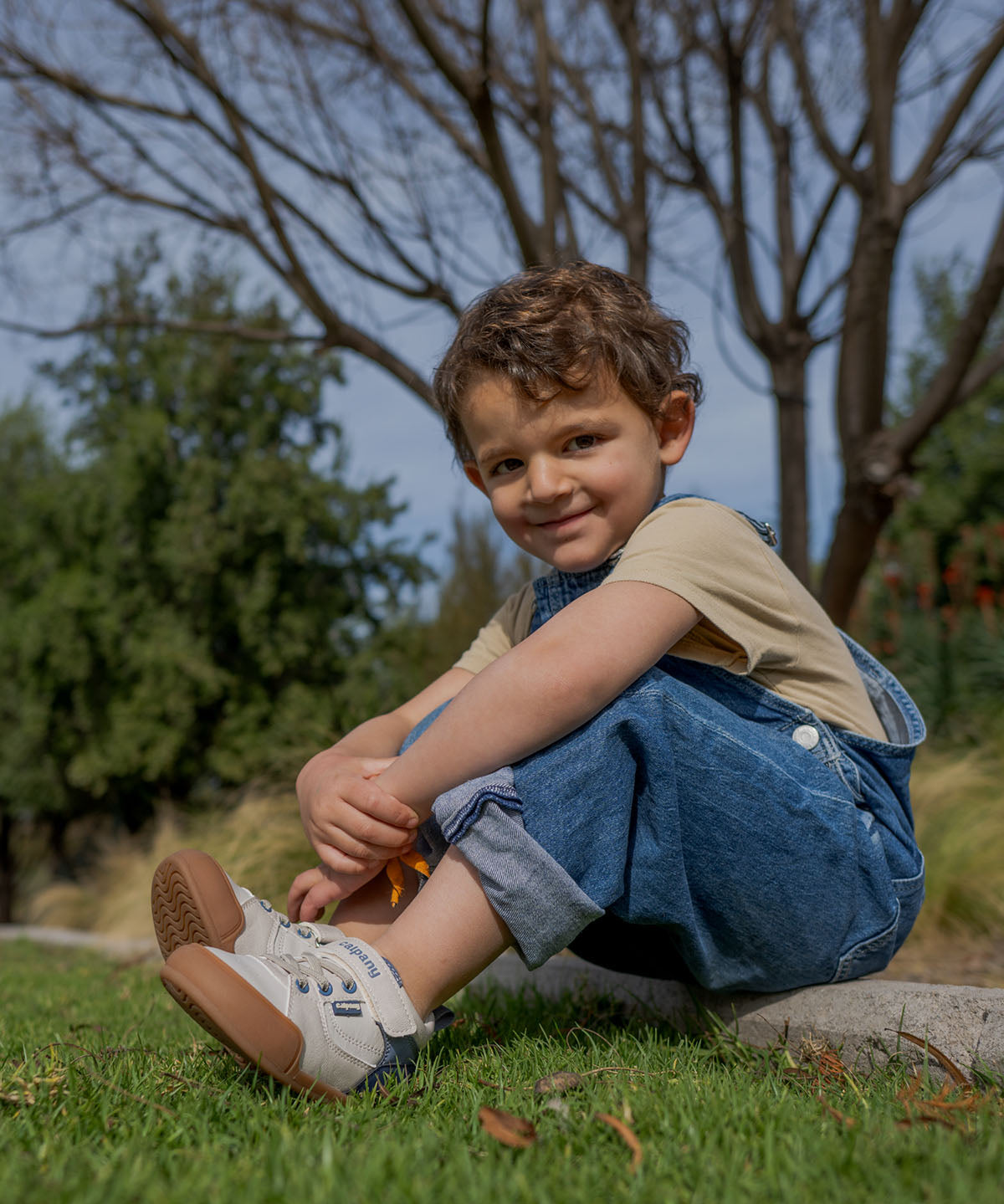 Botín ergonómico Niño Kansas Gris Calpany