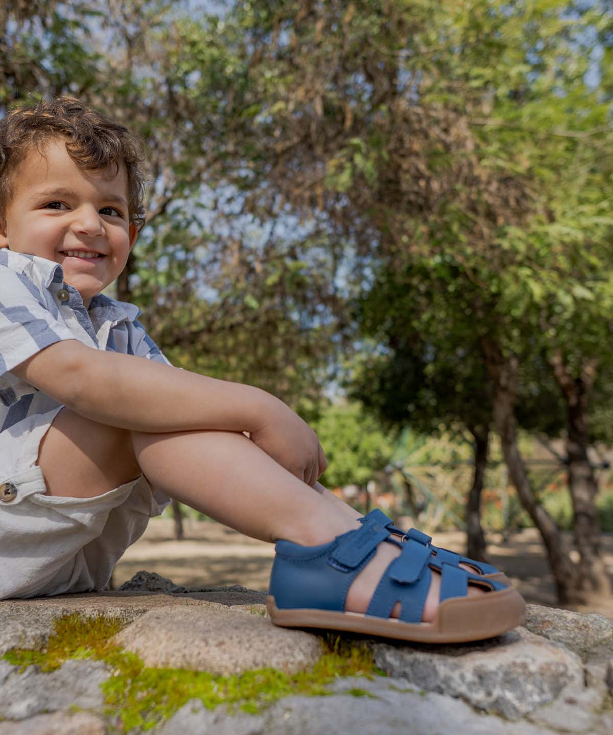 Sandalia ergonómica Niño Kentucky Azul Calpany