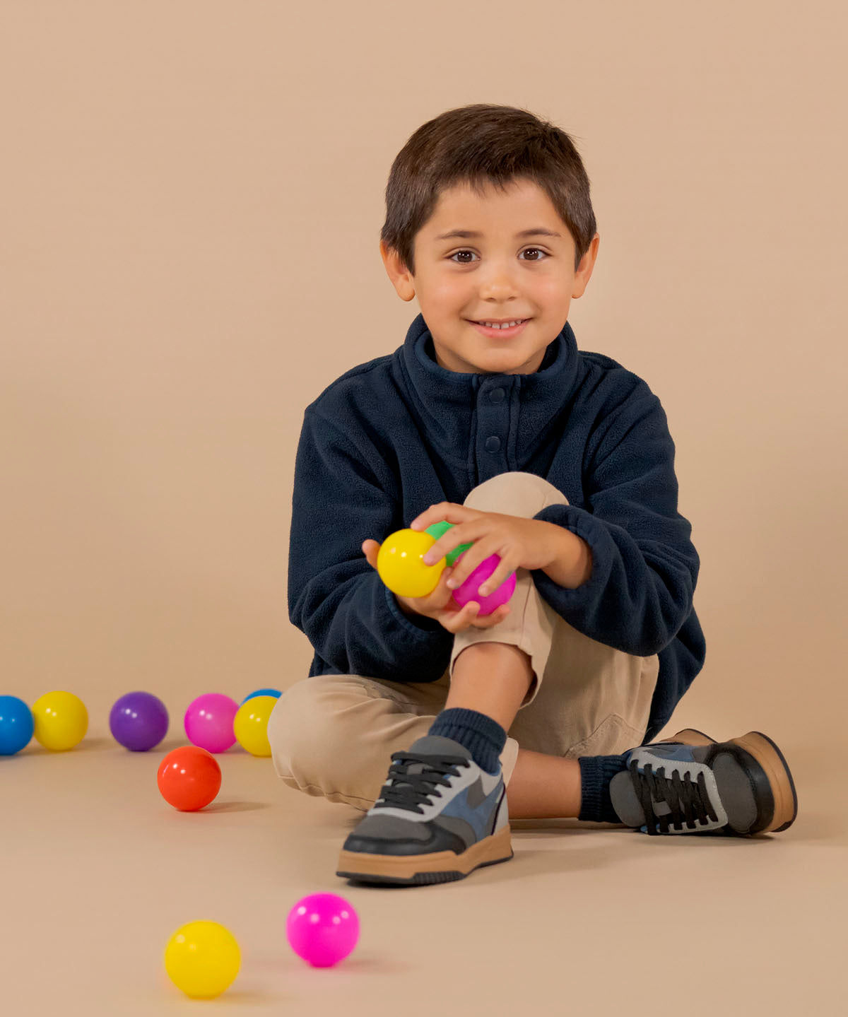 Zapatilla Niño Beck Negro Calpany