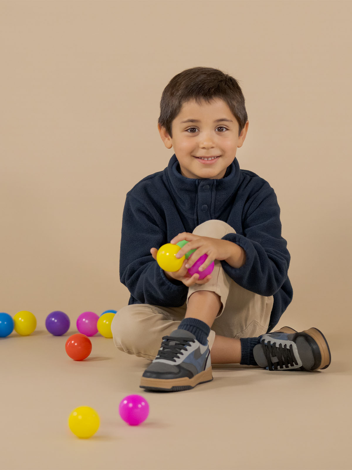 Zapatilla Niño Beck Negro Calpany