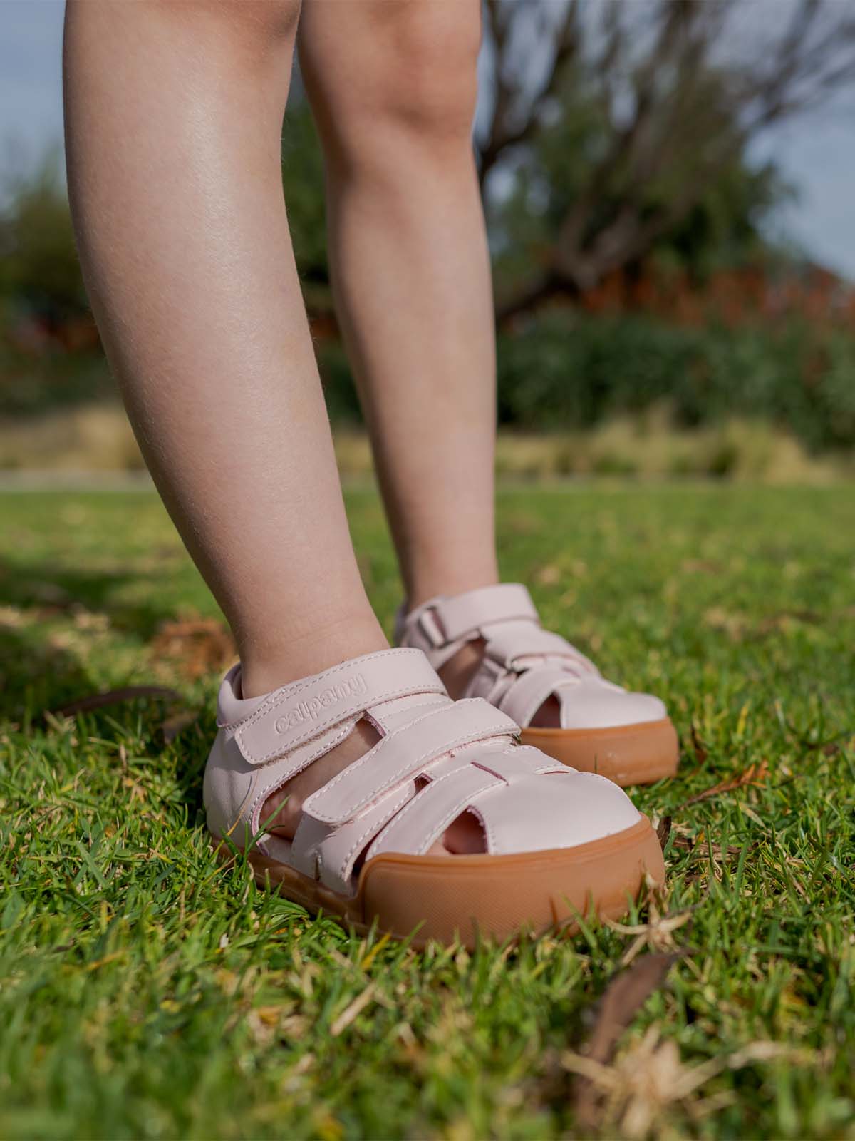 Sandalia ergonómica Niña Kentucky Rosado Calpany