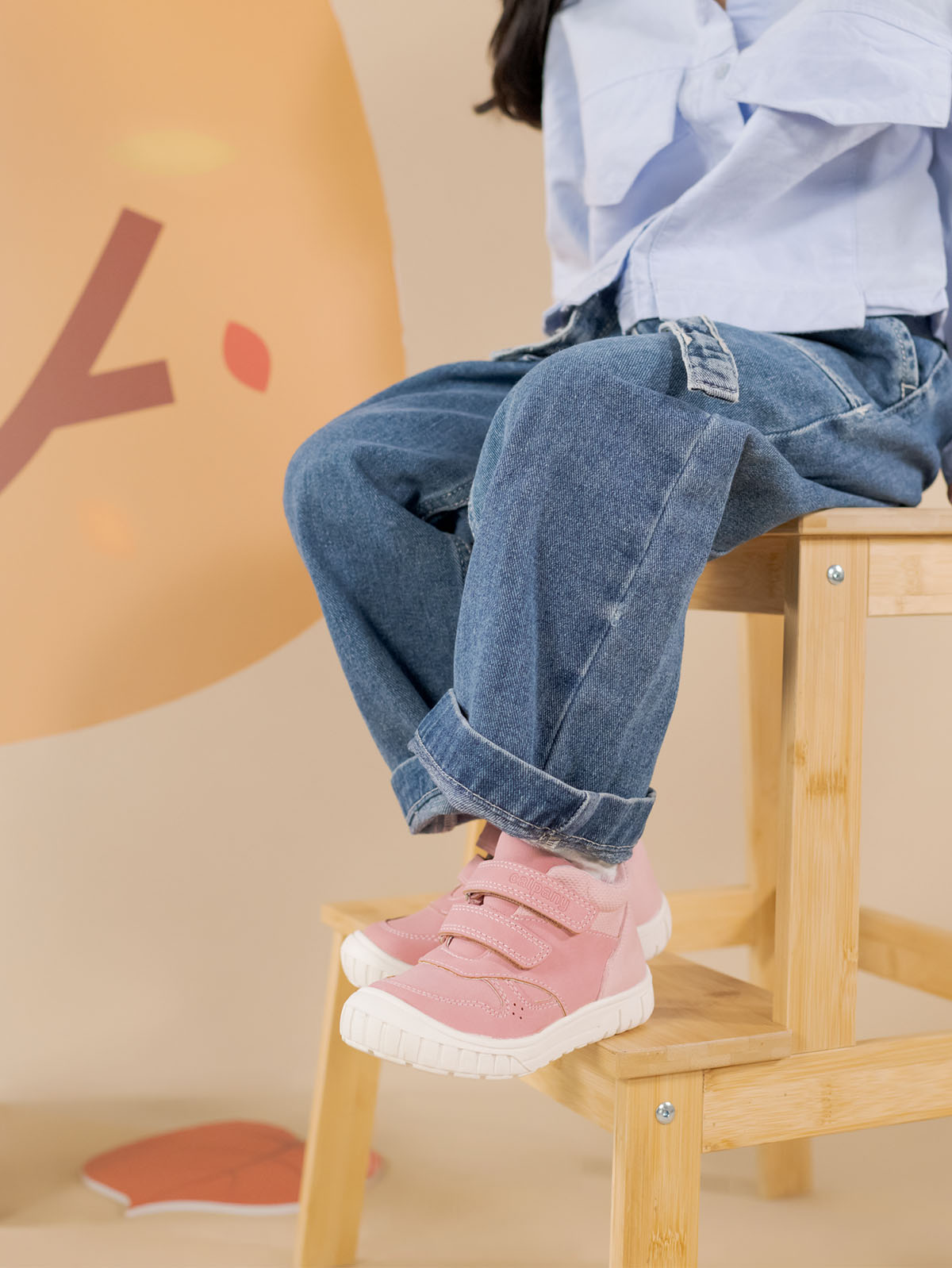 Zapatilla Niña Trolley Fuscia Calpany
