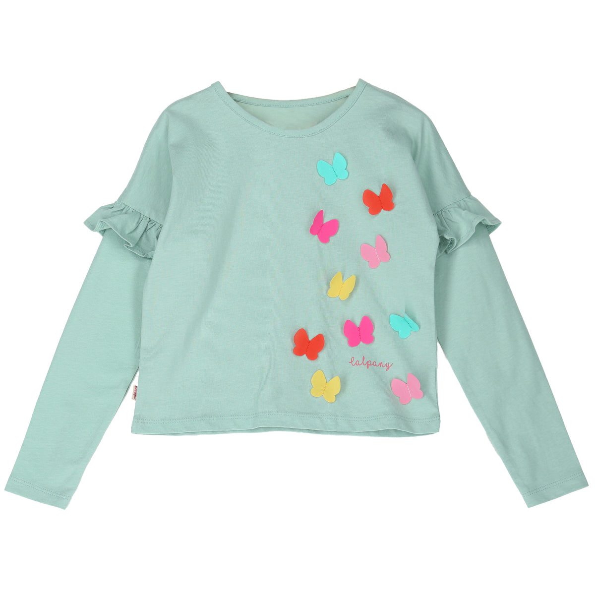 Polera Niña BUTTERFLY Verde