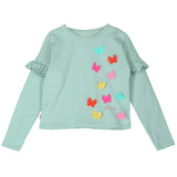 Polera Niña BUTTERFLY Verde