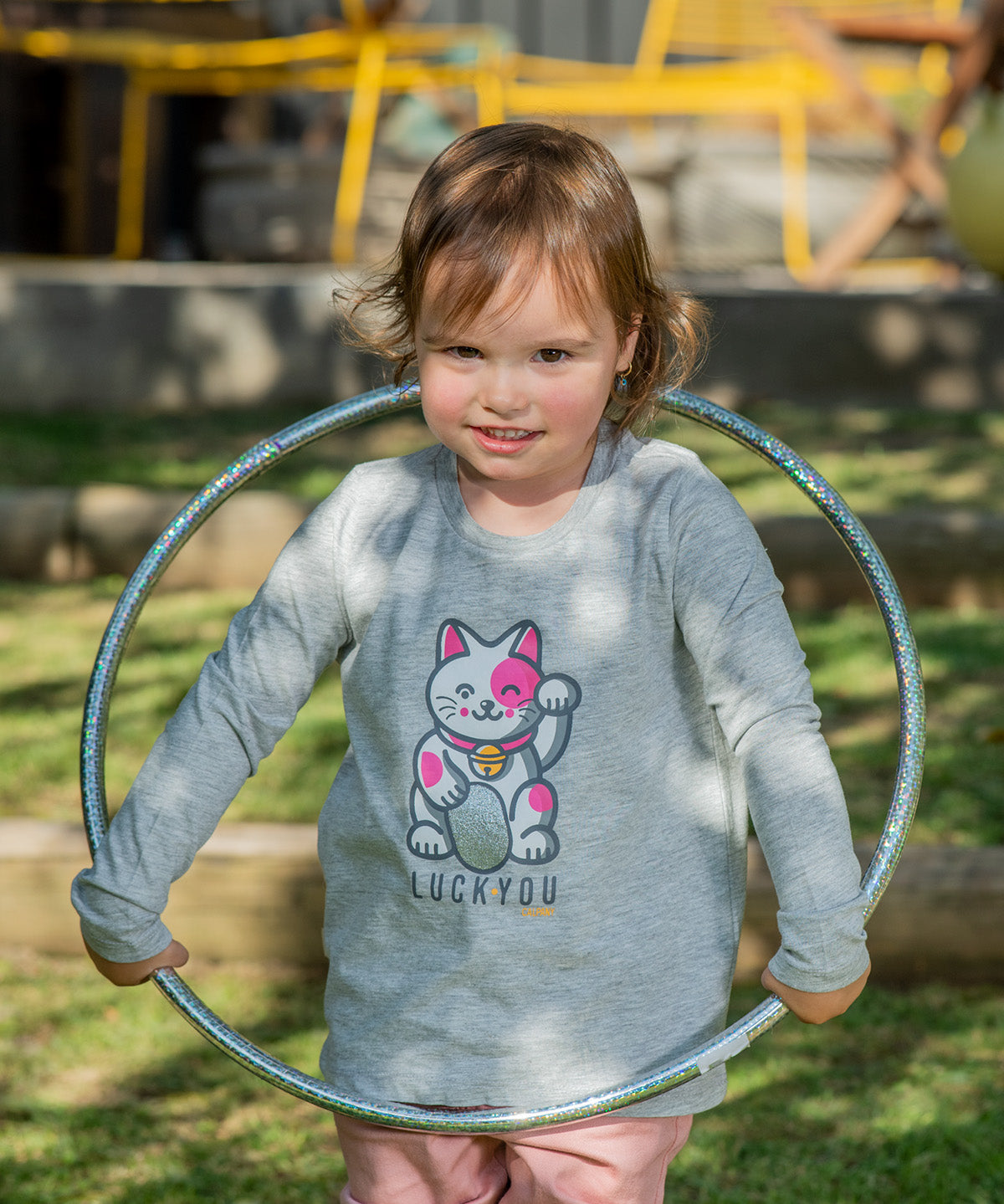 Polera Niña NEMBA Gris