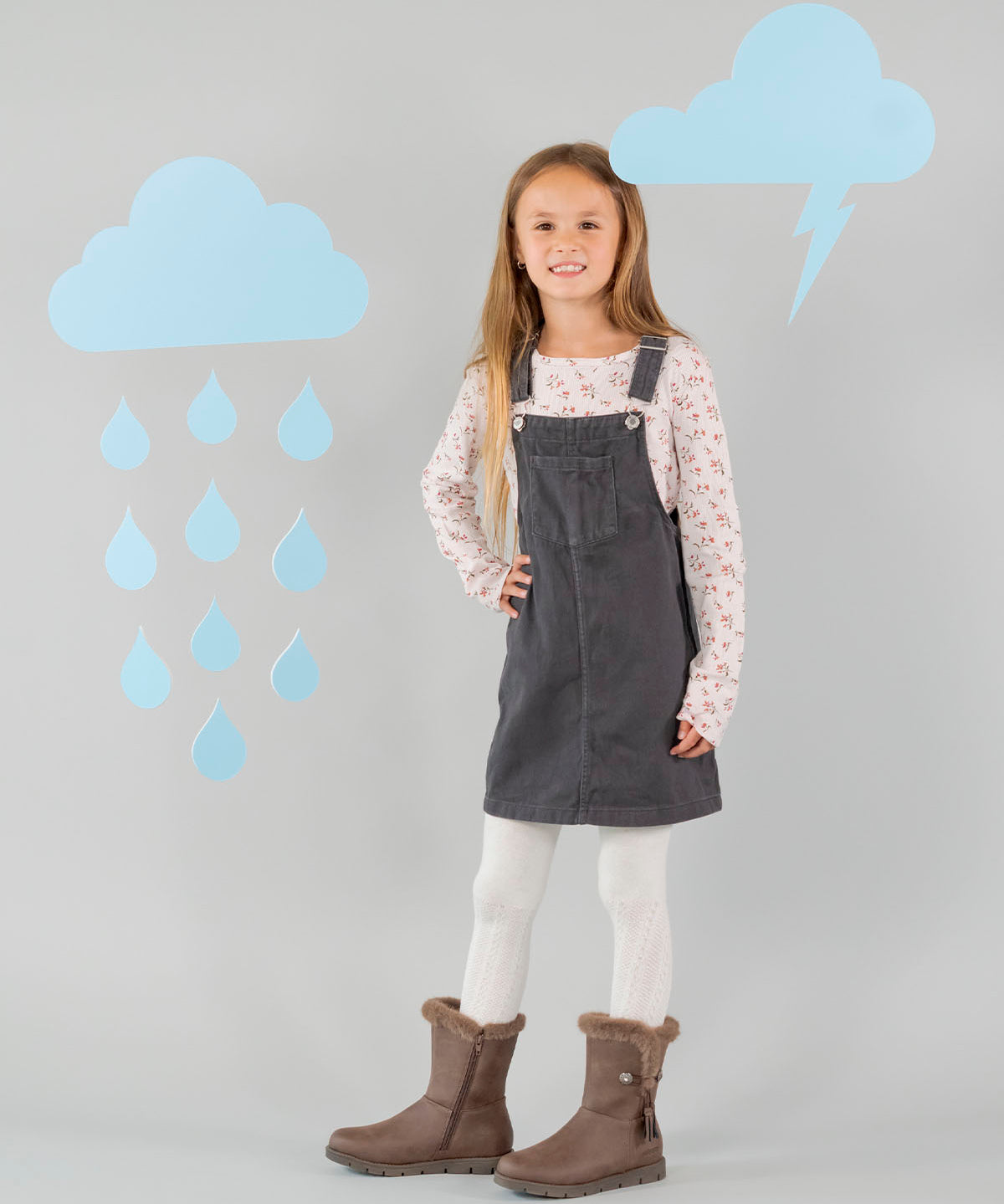 Bota Niña Gogo Chocolate  Calpany