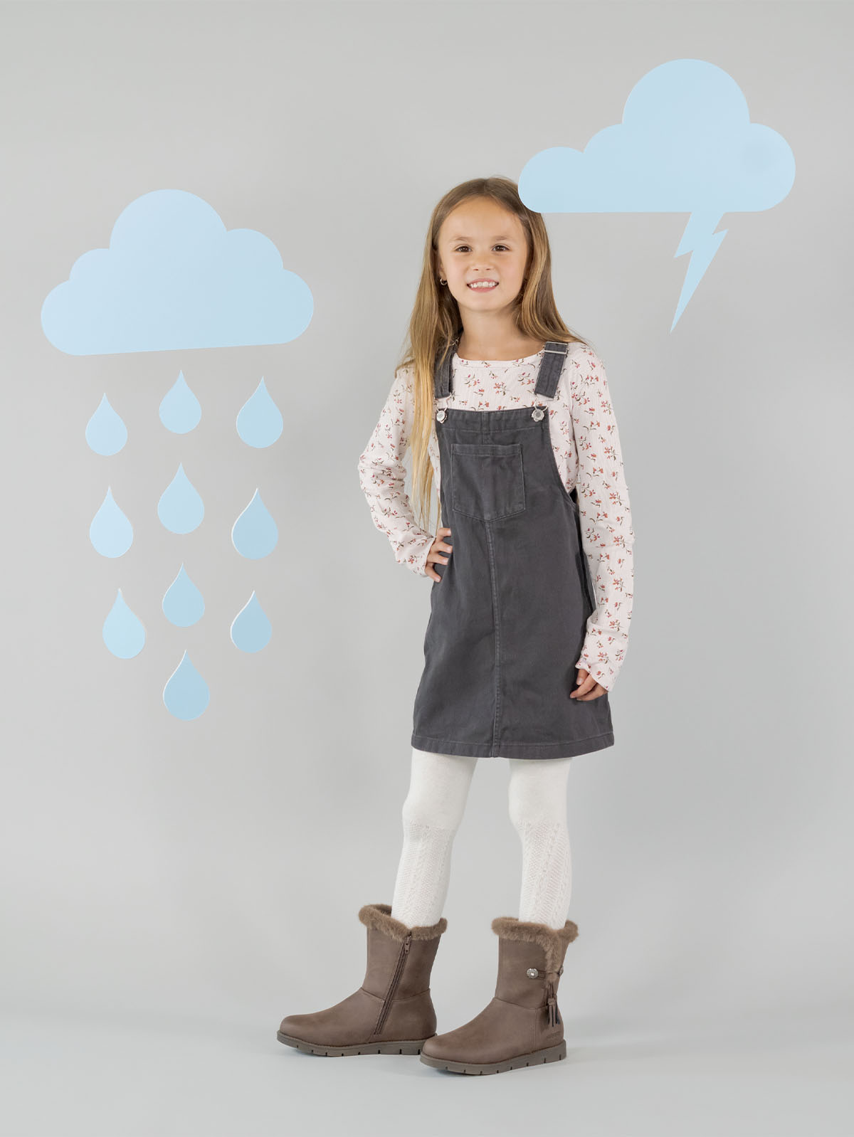 Bota Niña Gogo Chocolate  Calpany