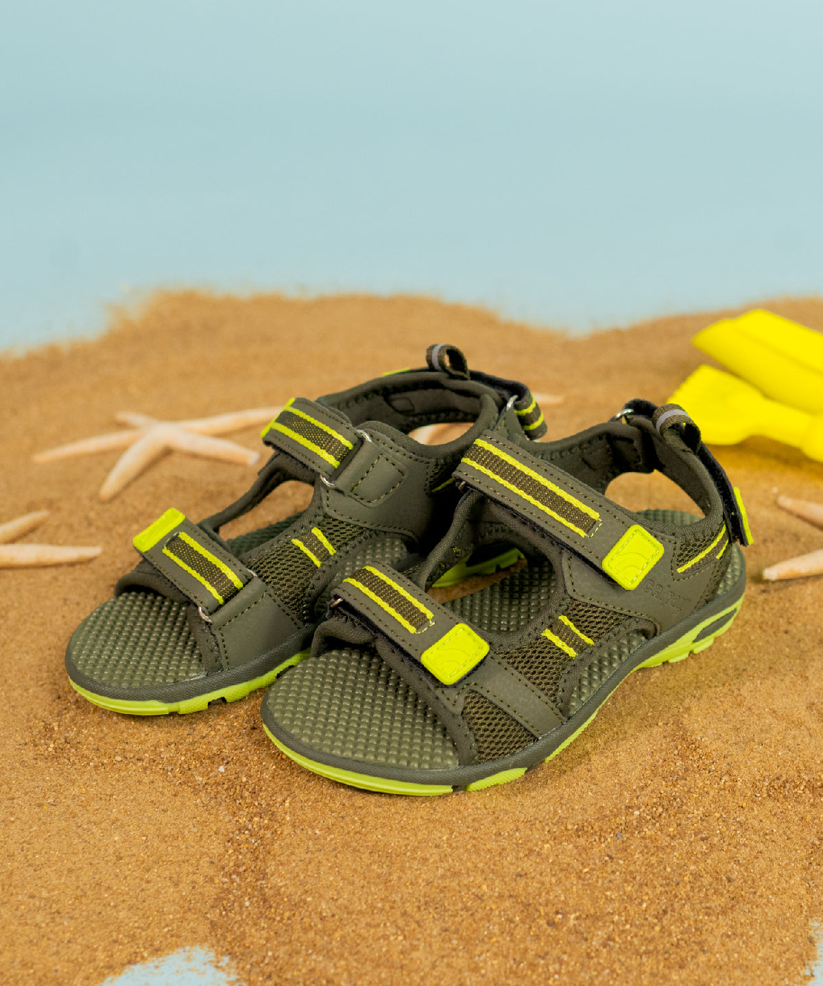 Sandalia niño Gregori  oliva [30-35] Calpany