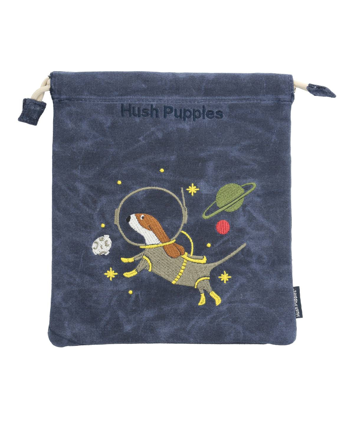 Bolsa Canvas Engrasado Niño Astronaut Snackbag Azul Hush Puppies