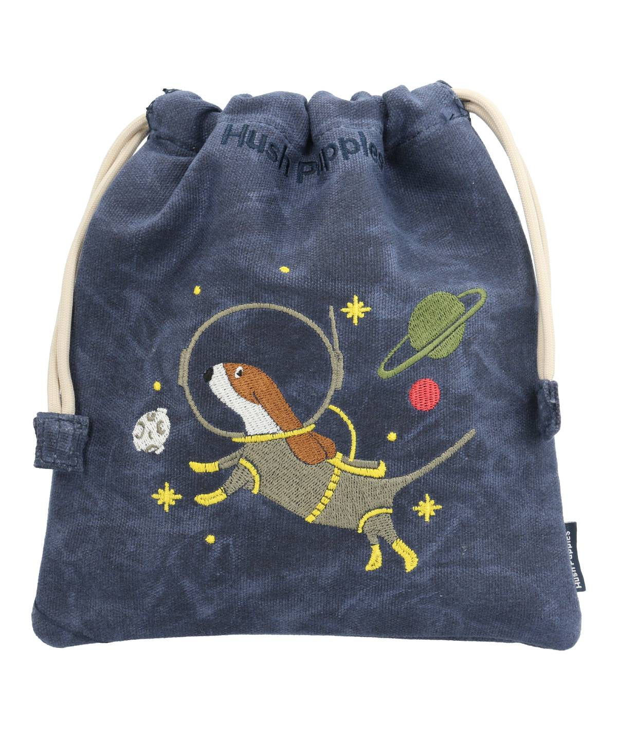 Bolsa Canvas Engrasado Niño Astronaut Snackbag Azul Hush Puppies