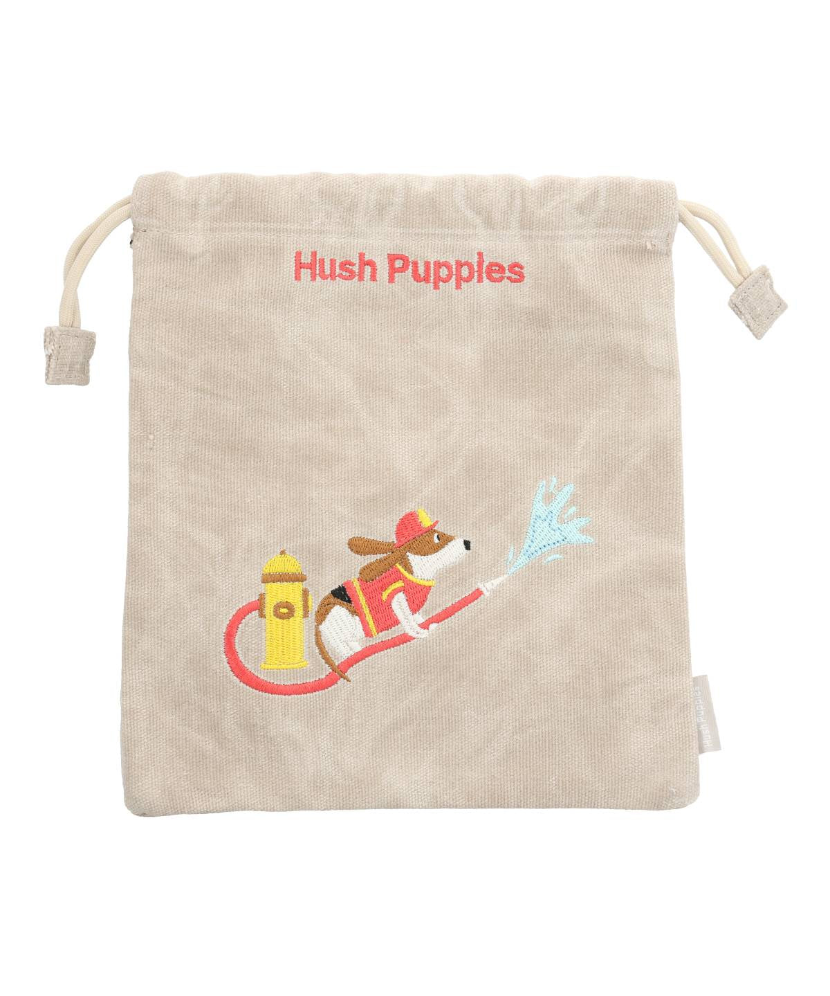 Bolsa Canvas Engrasado Niño Fireman Snackbag Beige Hush Puppies
