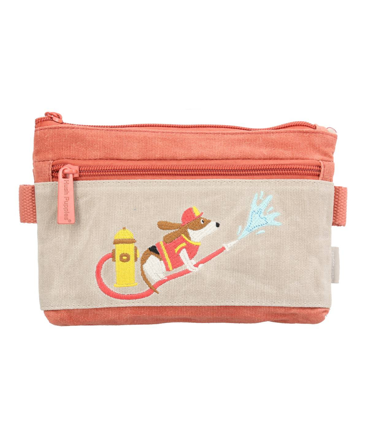 Estuche Canvas Engrasado Niño Fireman Pencilcase Beige Hush Puppies