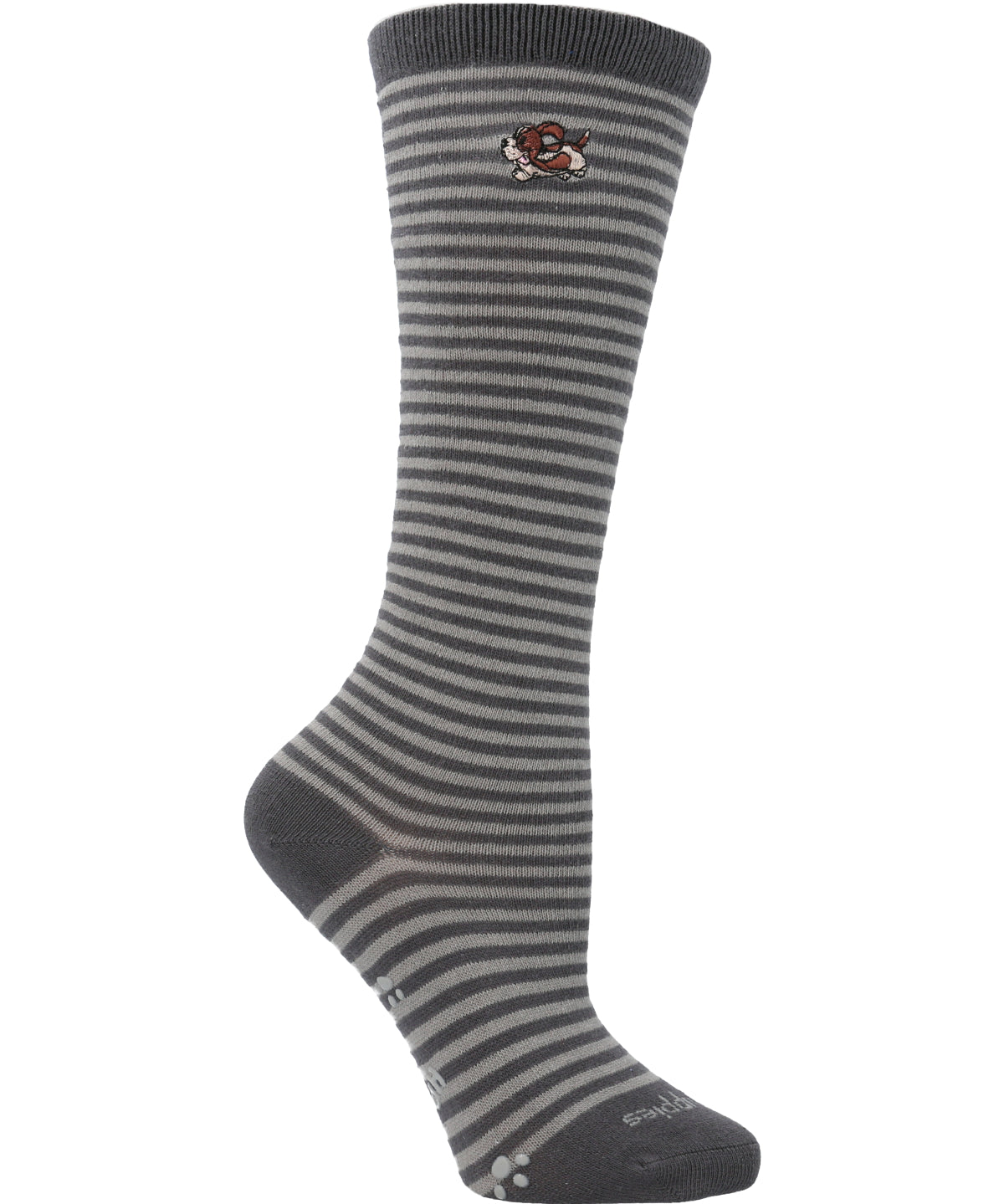 Calcetin Algodón Niño Kh Stripes Dog Gris Hush Puppies