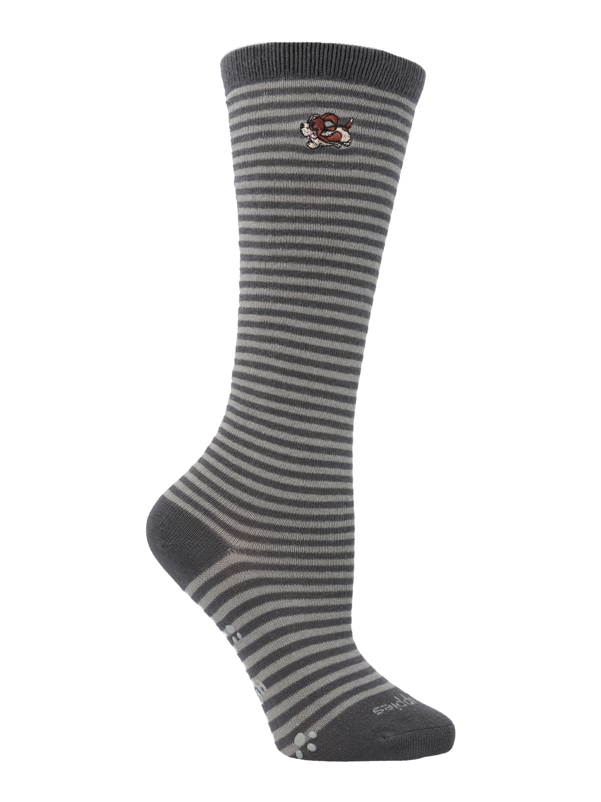 Calcetin Algodón Niño Kh Stripes Dog Gris Hush Puppies