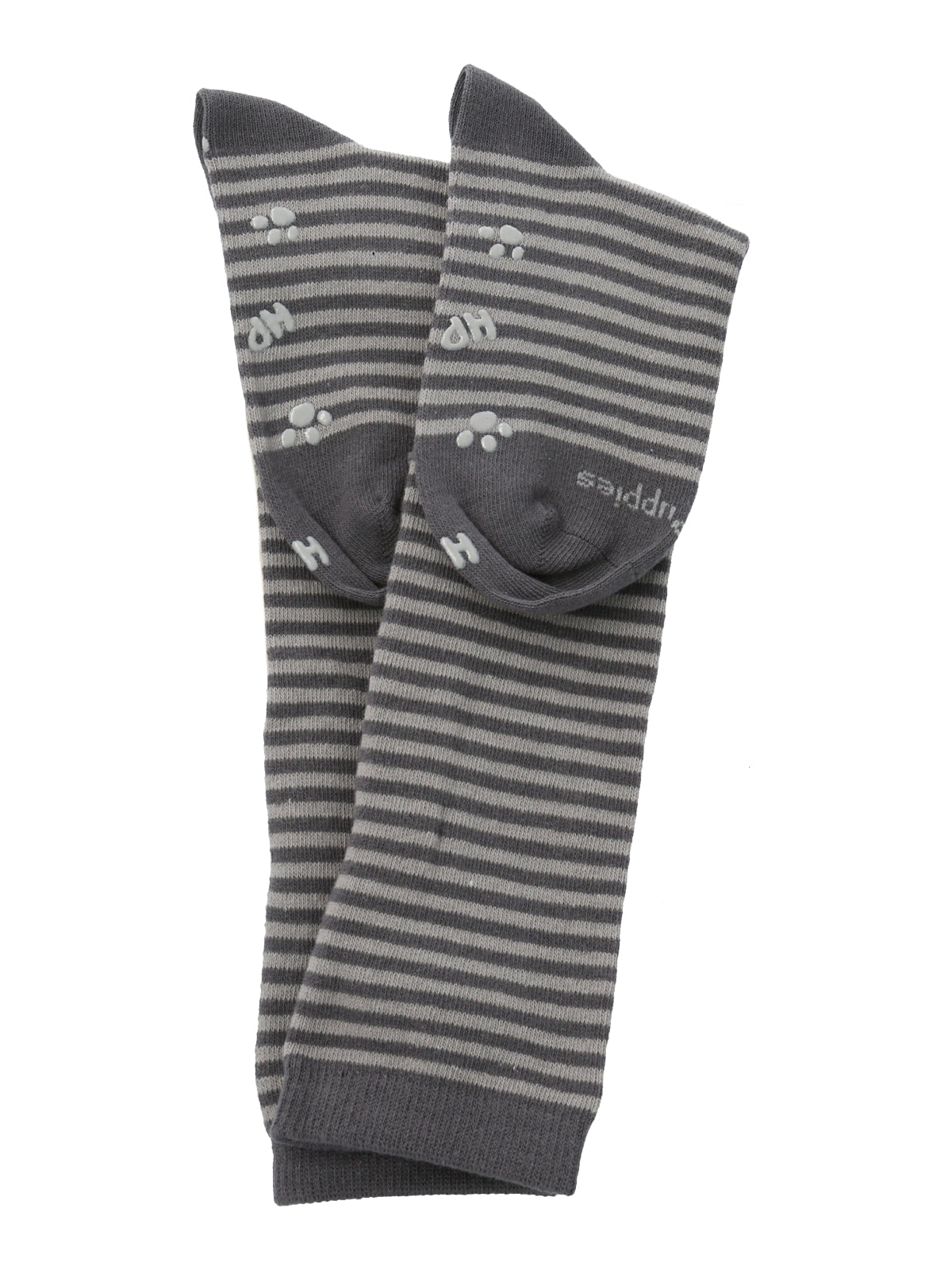 Calcetin Algodón Niño Kh Stripes Dog Gris Hush Puppies