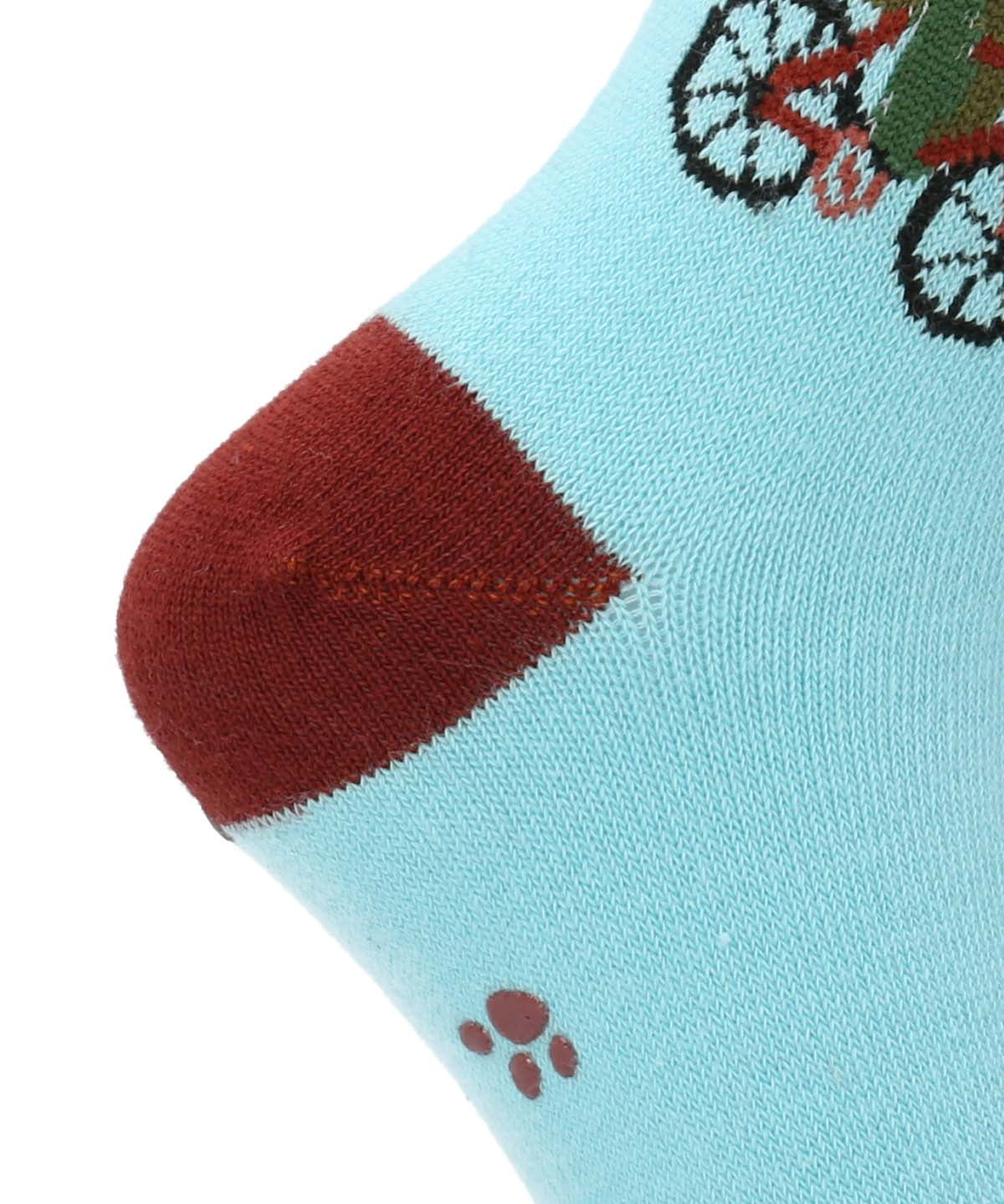 Calcetin Algodón Niño C Dinosaur Azul Hush Puppies