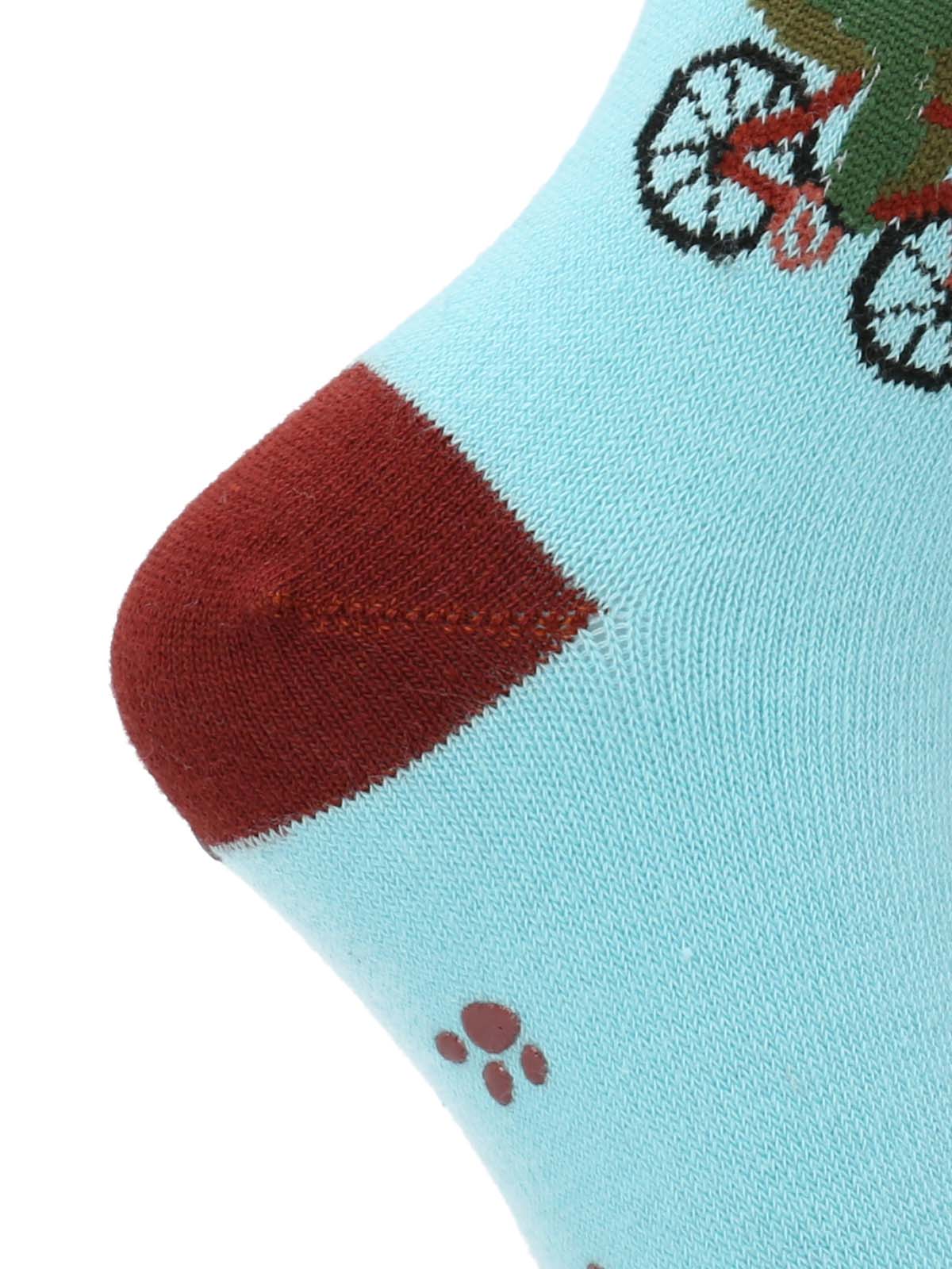 Calcetin Algodón Niño C Dinosaur Azul Hush Puppies