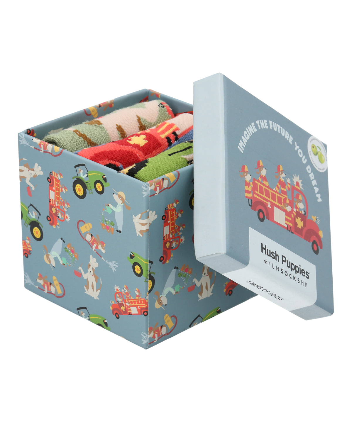Calcetin Algodón Niño Pack Gift Proff Multicolor Hush Puppies