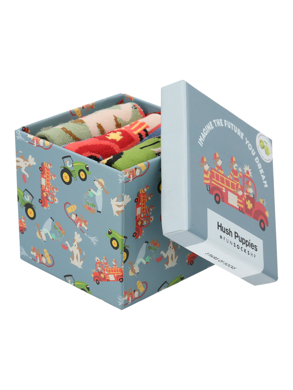Calcetin Algodón Niño Pack Gift Proff Multicolor Hush Puppies