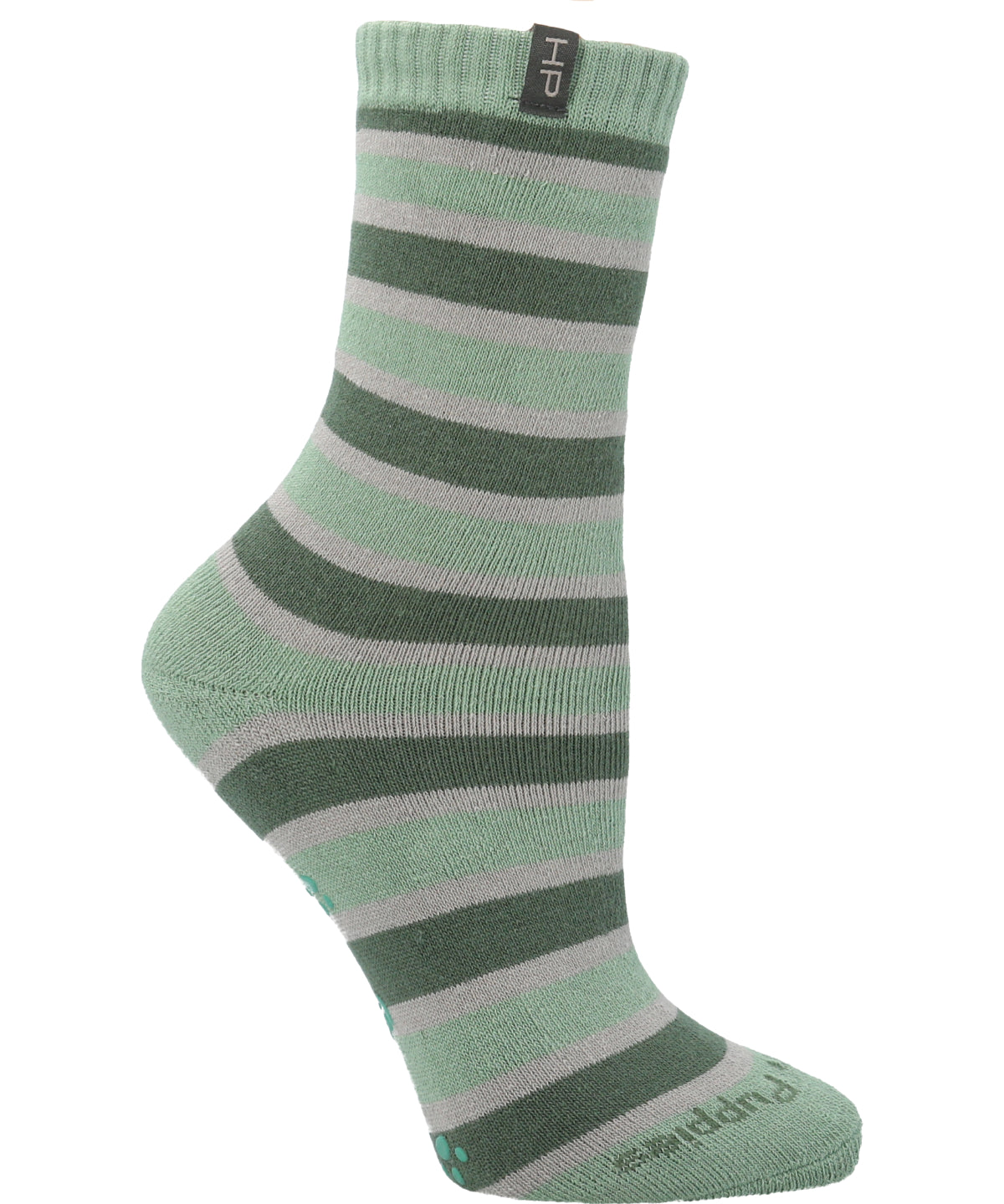 Calcetin Algodón Niño Heavy Lines Verde Hush Puppies