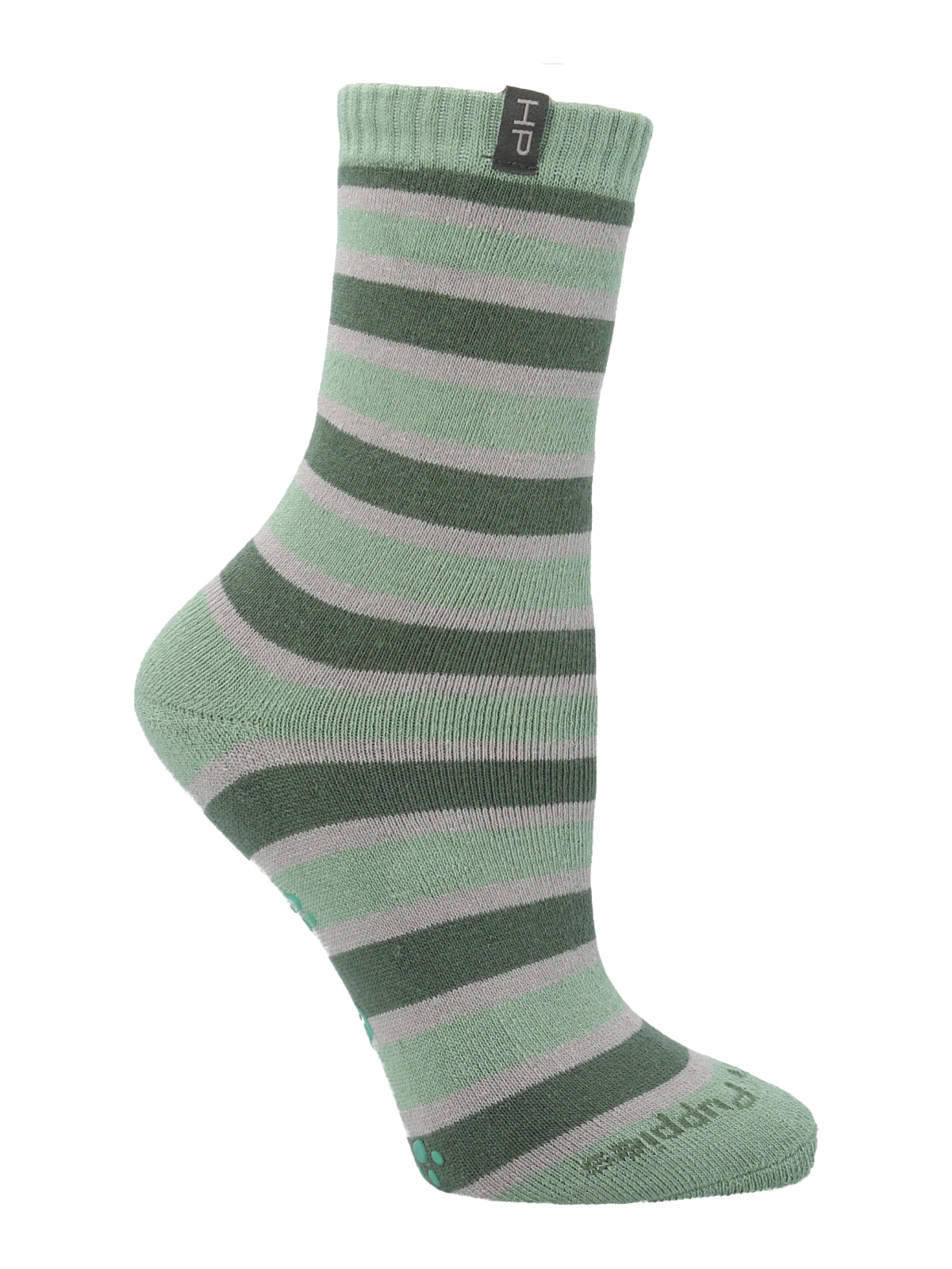 Calcetin Algodón Niño Heavy Lines Verde Hush Puppies