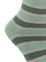 Calcetin Algodón Niño Heavy Lines Verde Hush Puppies