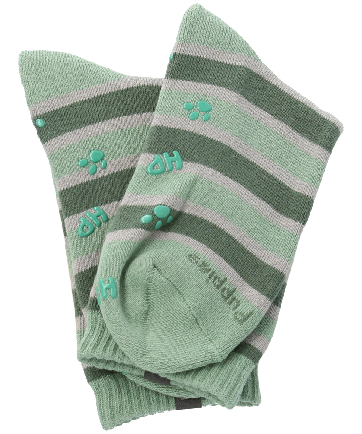 Calcetin Algodón Niño Heavy Lines Verde Hush Puppies