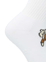 Calcetin Algodón Niño C Dog Sportrib Blanco Hush Puppies