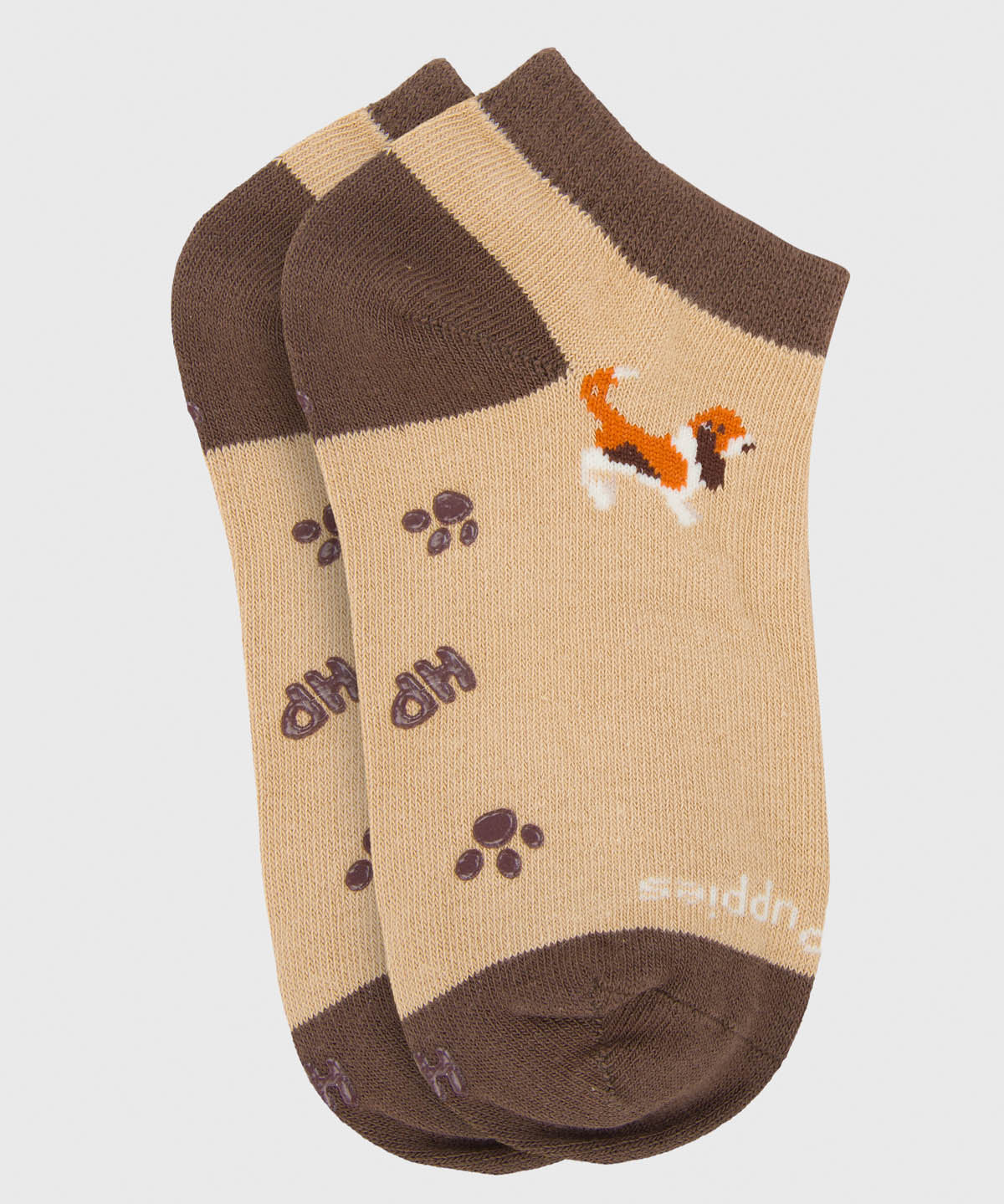Calcetin Algodón Niño Ped Big Basset Beige/Crudo Hush Puppies