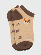 Calcetin Algodón Niño Ped Big Basset Beige/Crudo Hush Puppies