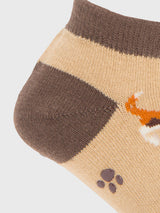 Calcetin Algodón Niño Ped Big Basset Beige/Crudo Hush Puppies