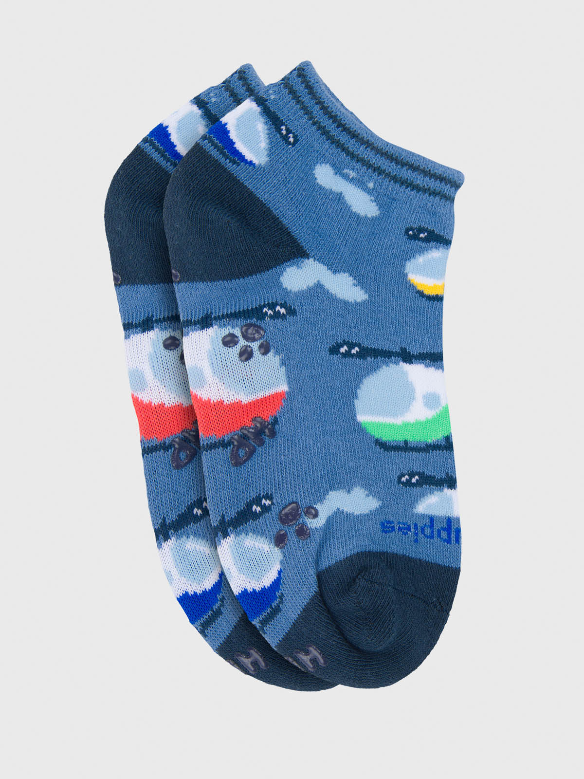 Calcetin Algodón Niño Ped Helicopter Azul Hush Puppies