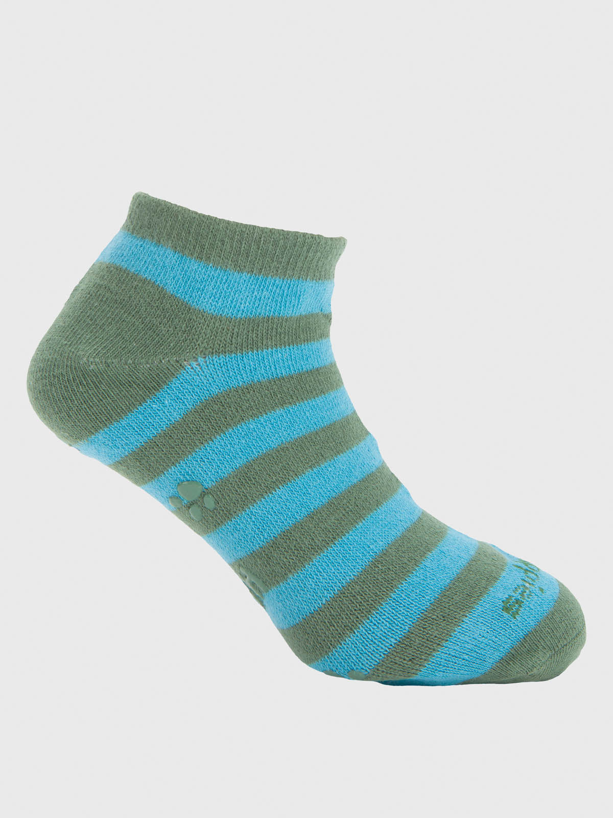 Calcetin Algodón Niño Ped Stripe Verde Hush Puppies