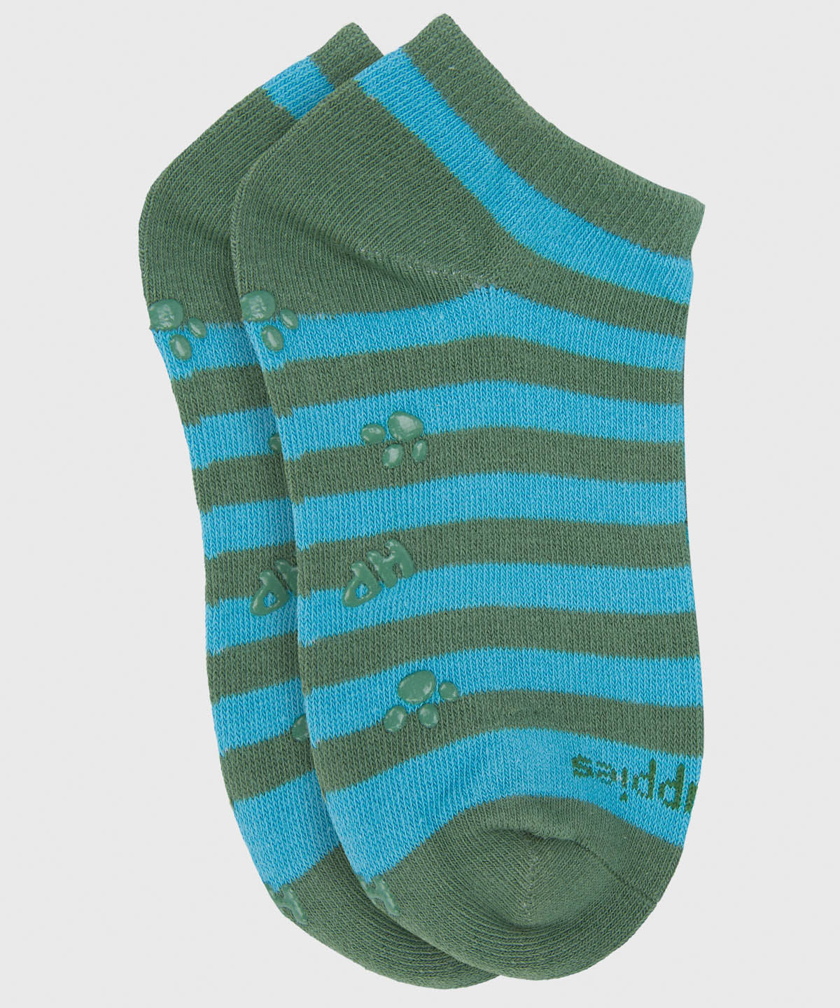 Calcetin Algodón Niño Ped Stripe Verde Hush Puppies