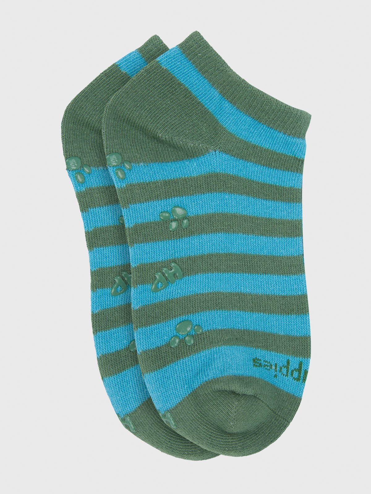 Calcetin Algodón Niño Ped Stripe Verde Hush Puppies