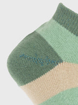 Calcetin Algodón Niño Ped Block Verde Hush Puppies